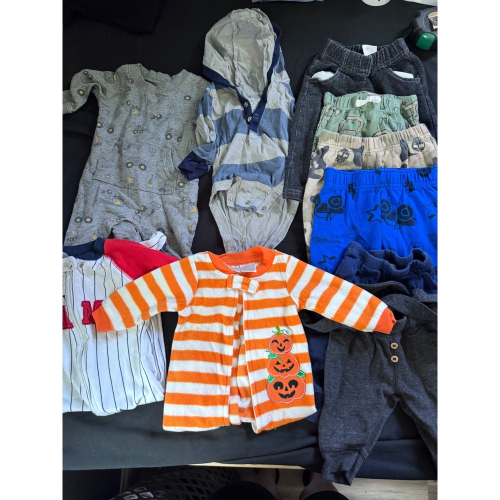 Baby Boy Clothes Bundle Carters Koala Kids Newborn 3M 6M Rompers Joggers 10pc